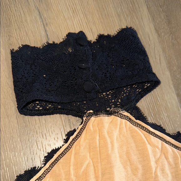 NWT Nightcap by Free People Formal Black Mesh Lace Halter Top Dress, Size 3 (M) - Picture 7 of 10